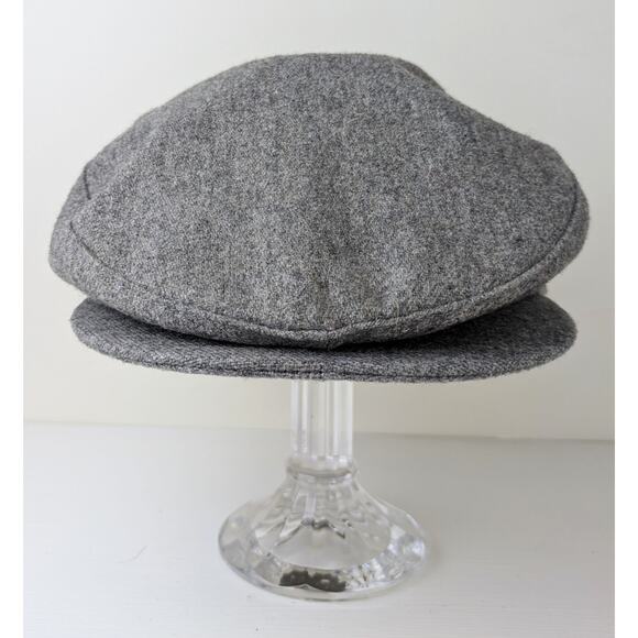VTG Country Gentleman Hat Medium Gray  Tweed Wool Blend Classic Newsboy Ivy Cap - Picture 2 of 9